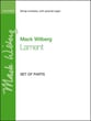 Lament : And Wept Bitterly Orchestra sheet music cover